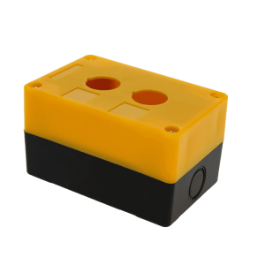 КП102 пластиковый 2 кнопки желтый EKF