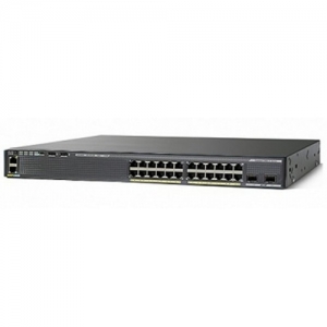 Коммутатор Cisco WS-C2960XR-24PD-I (1000 Base-TX (1000 мбит/с), 2 SFP порта)