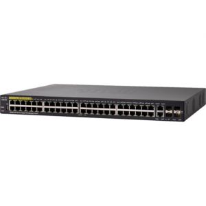 Коммутатор Cisco SG350-52P-K9-EU (1000 Base-TX (1000 мбит/с), 2 SFP порта)